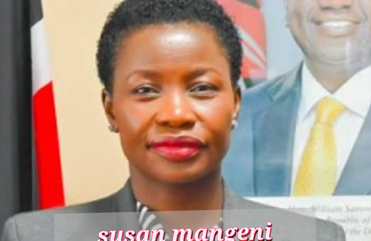 Susan Mang'eni Biography
